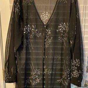 Long sleeves cover-up